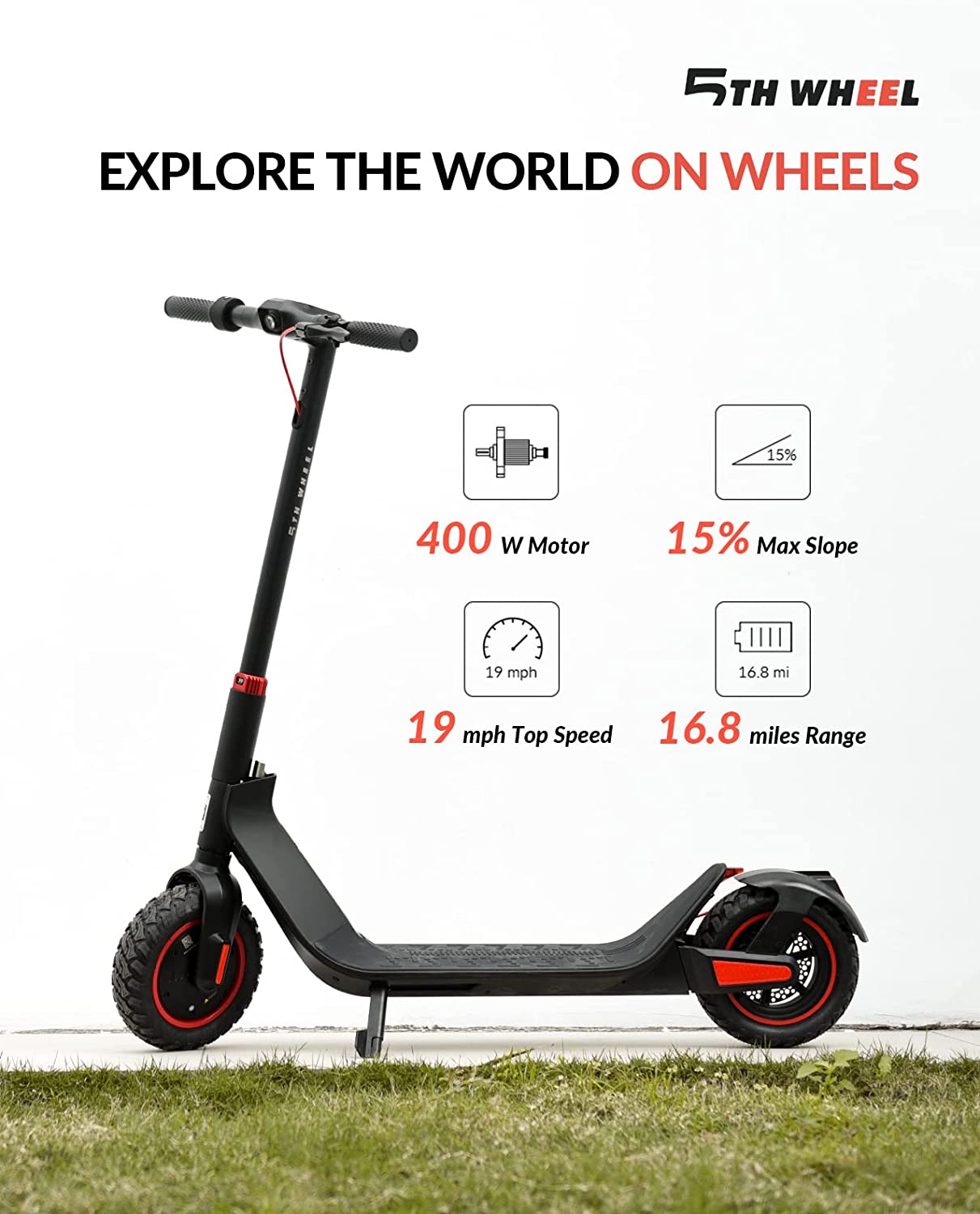 5th Wheel G1 Electric Scooter - Your Ultimate Fat Tire Ride