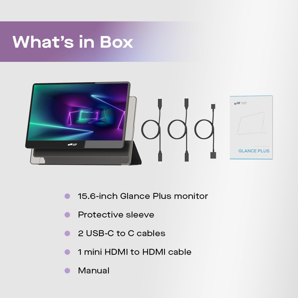 Mobile Pixels Glance Plus 15.6" HD OLED Portable Monitor