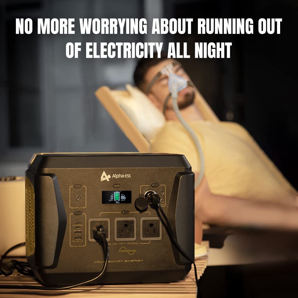 AlphaESS BlackBee 1000W Ultra-Powerful Portable Power Station