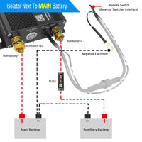 Acopower 12V 200 Amp Dual Battery Isolator Kit - Your Ultimate Off - Road Power Solution