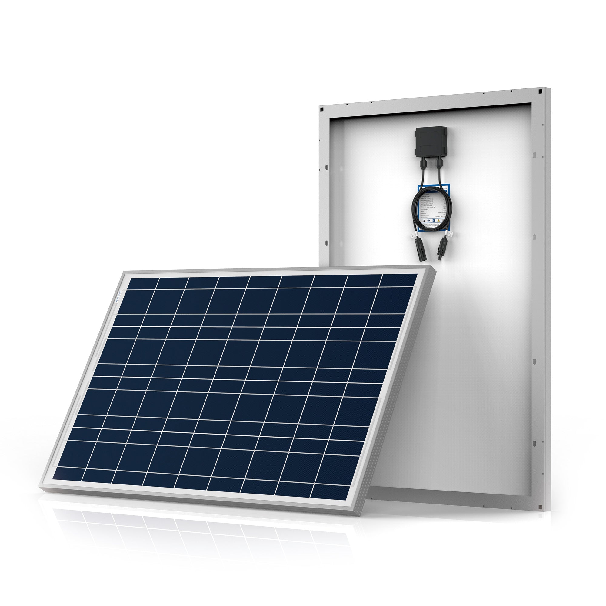 Acopower 100W High - Performance Portable Polycrystalline Solar Panel
