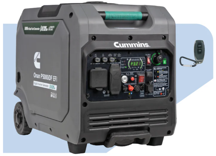 Cummins Onan P5000iDF EFI Dual-Fuel Portable Generator - Power Up Your Adventures!