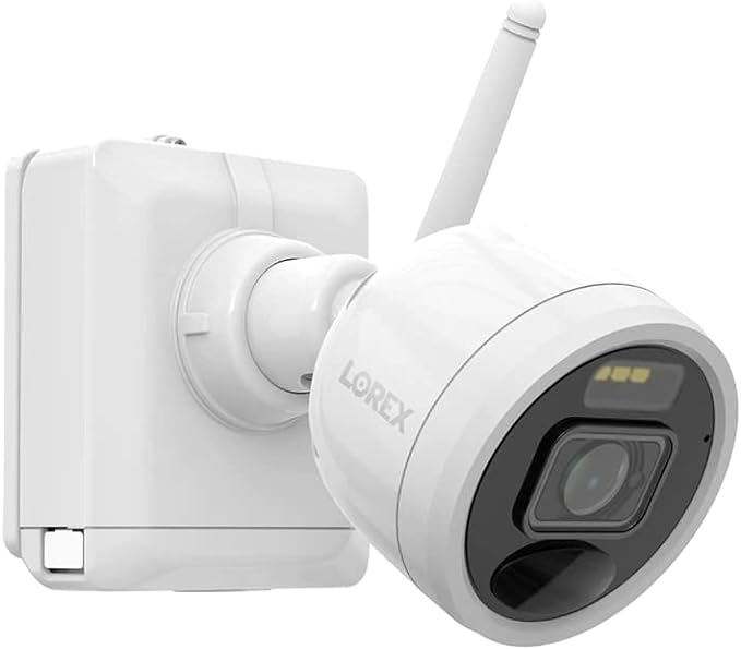 Lorex Outdoor Wi-Fi Battery Security Camera - 2K 4.0MP, White