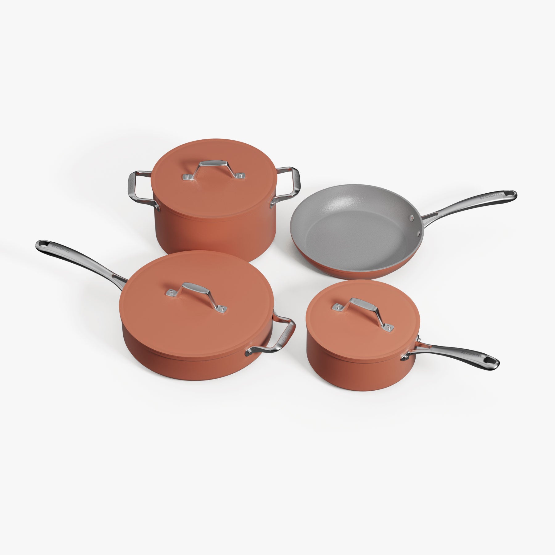 Ciarra Orangina 4-Piece Cookware Set - Elevate Your Cooking