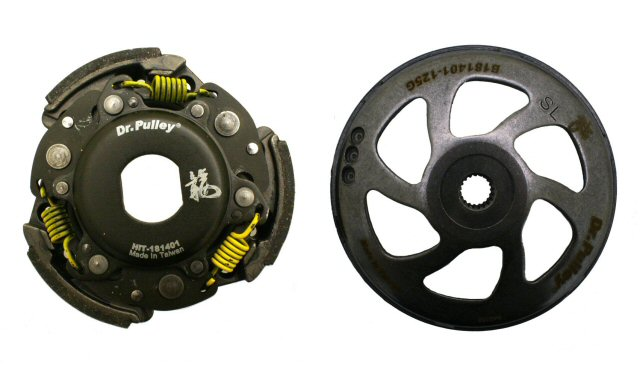 Revolutionize Your GY6 Engine with Dr. Pulley GY6 HiT Clutch - 45 Degree (169-431)!