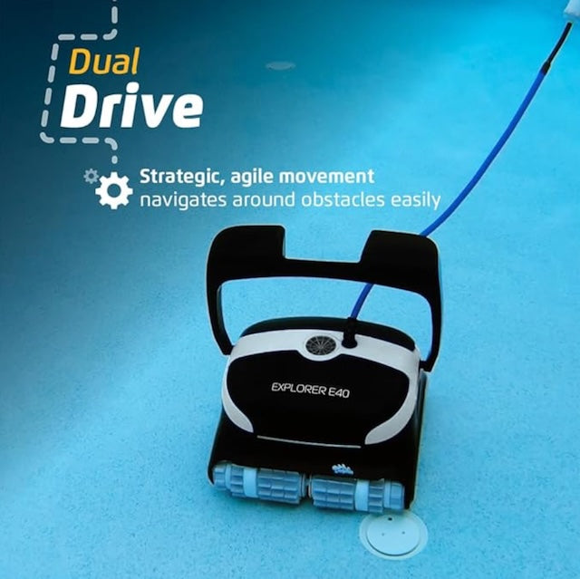 Effortless Pool Clean: Dolphin E40 Wi-Fi Robotic Vacuum