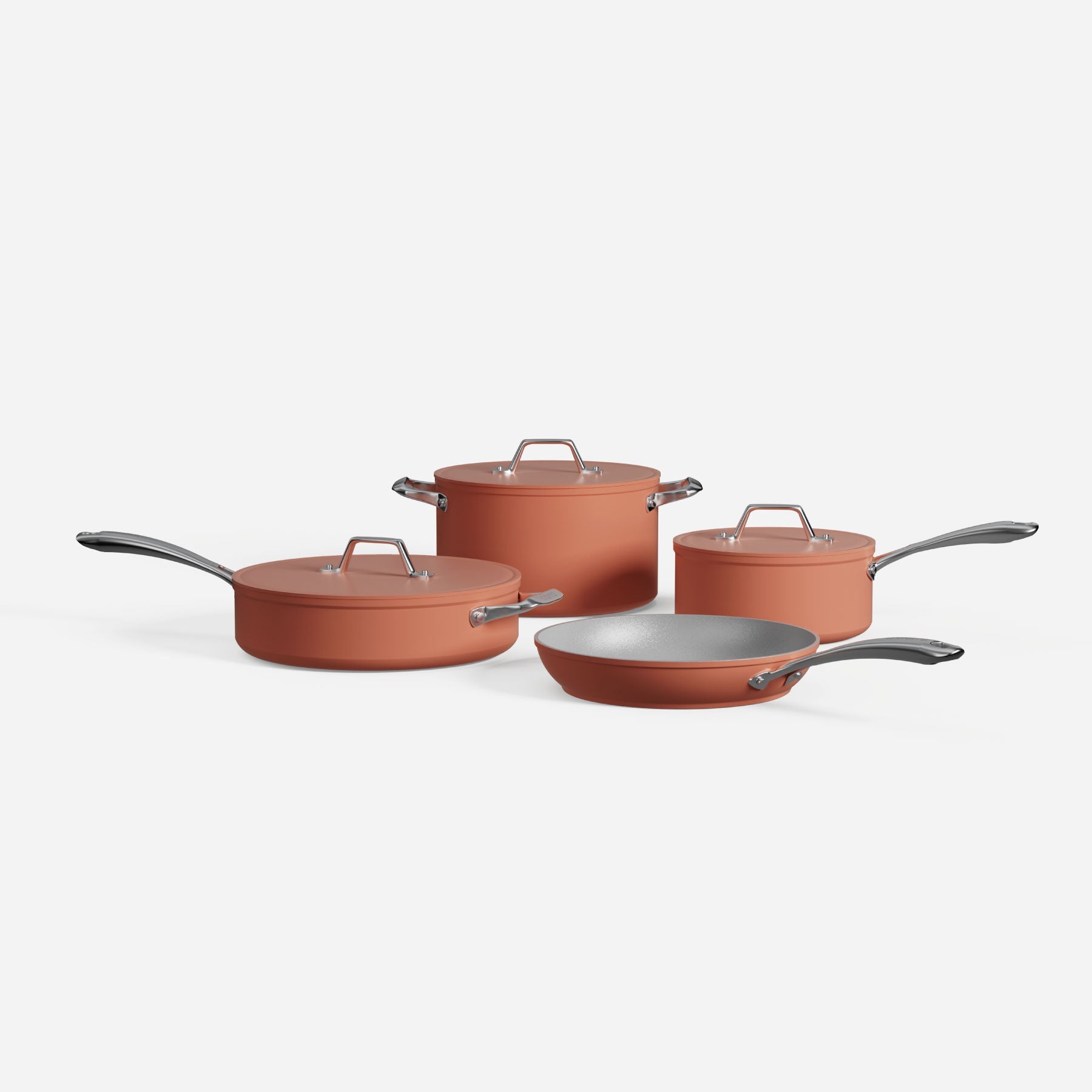 Ciarra Orangina 4-Piece Cookware Set - Elevate Your Cooking