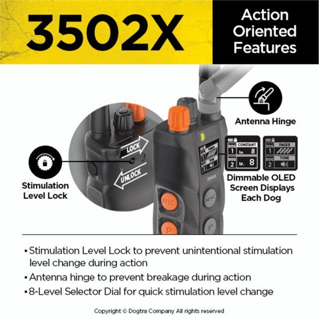 Dogtra 3502X 2-Dog E-Collar System - Precision Training for Your Pup
