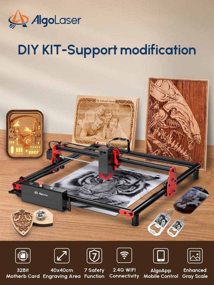 AlgoLaser 5W Diode Laser Engraver DIY Kit - Your All-in-One Creative Tool