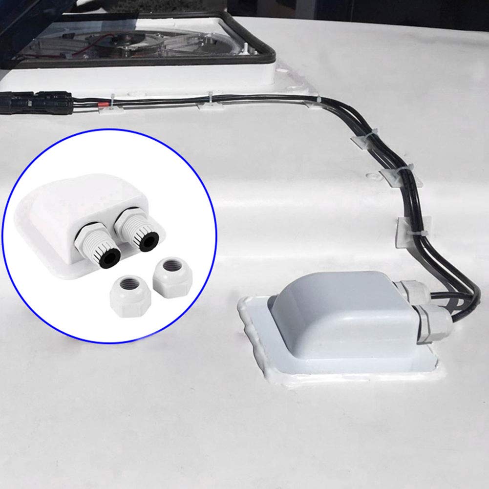 Acopower Solar Panel RV Waterproof Box - Protect Your Cables with Ease!