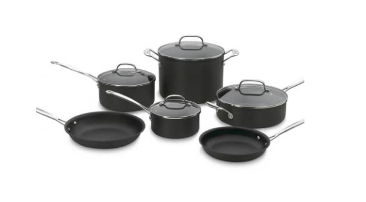 Cuisinart 10-Piece Chef's Classic Non-Stick Hard Anodized Cookware Set - Your Ultimate Cooking Companion