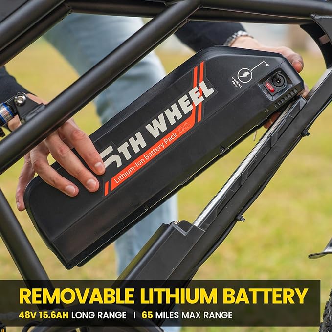 5th Wheel Knight Fat Tire Electric Bike - Your Urban Commute Companion