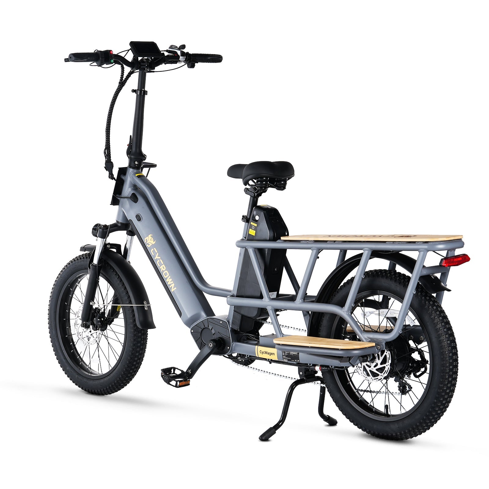 CycWagen Dual Battery Longtail Cargo Electric Bike