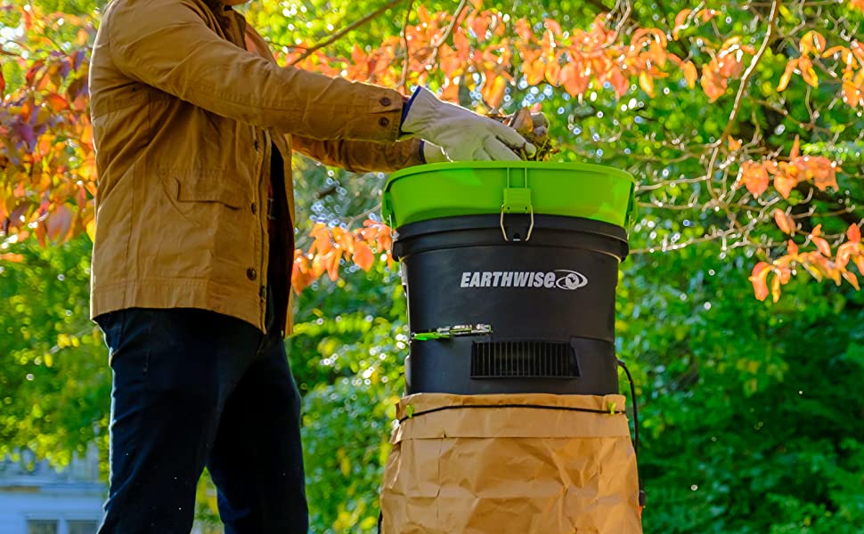 Earthwise 13 Amp Corded Leaf Mulcher - Your Leaf Shredding Prodigy