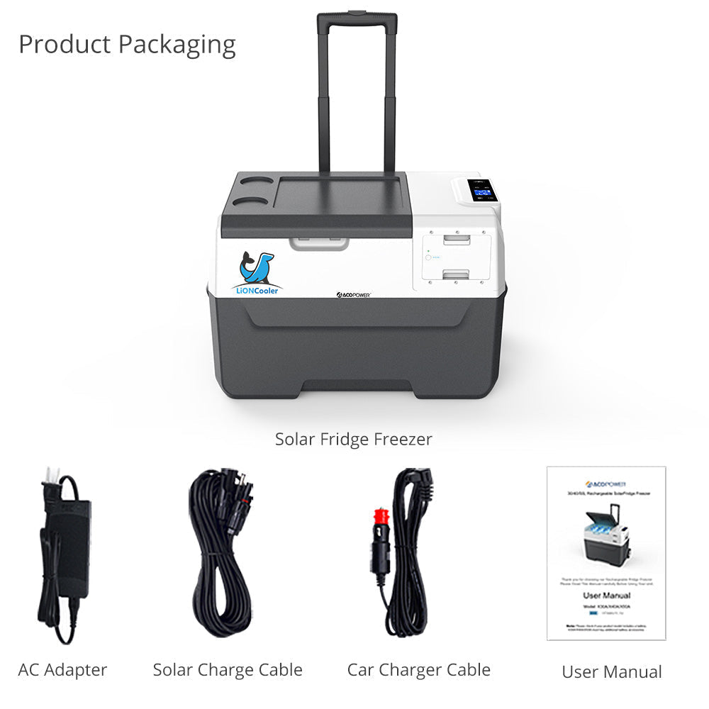 Acopower 30L Solar-Powered Fridge Panel Combo for Off-Grid Adventures
