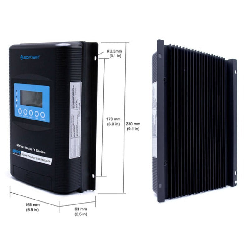 ACOPOWER 300W 12V Poly Solar RV Kits with 30A MPPT Charge Controller - Your Adventure's Energy Solution