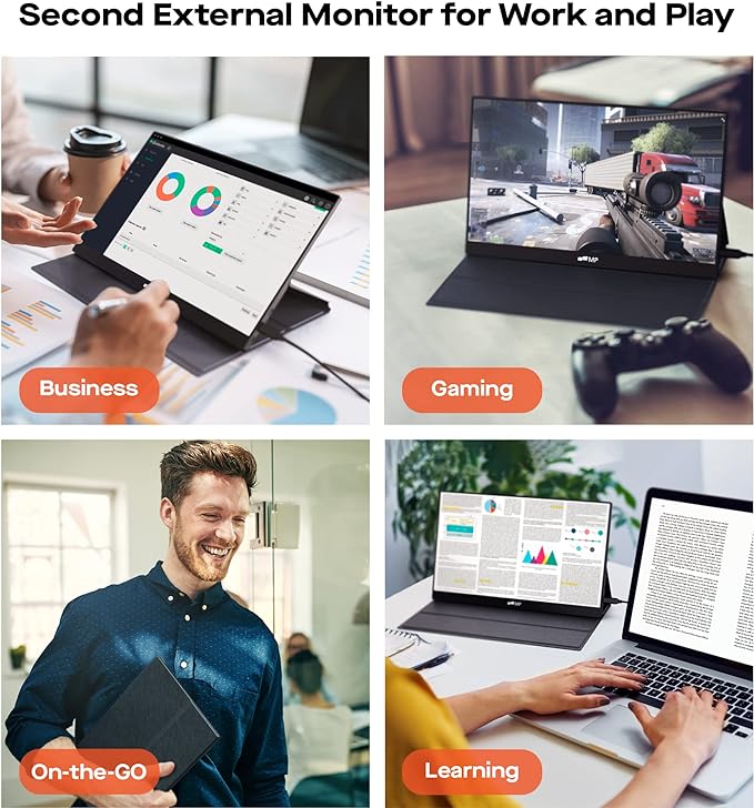 Mobile Pixels Foldable 15.6" LCD Portable Monitor
