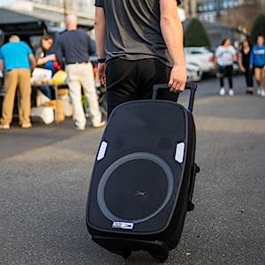 Altec Lansing Soundrover: The Ultimate Wireless Tailgate Party Speaker with Microphone