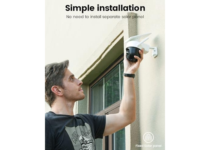 AOSU Outdoor 2K Solar-Powered Security Camera - Your Ultimate Home Protection