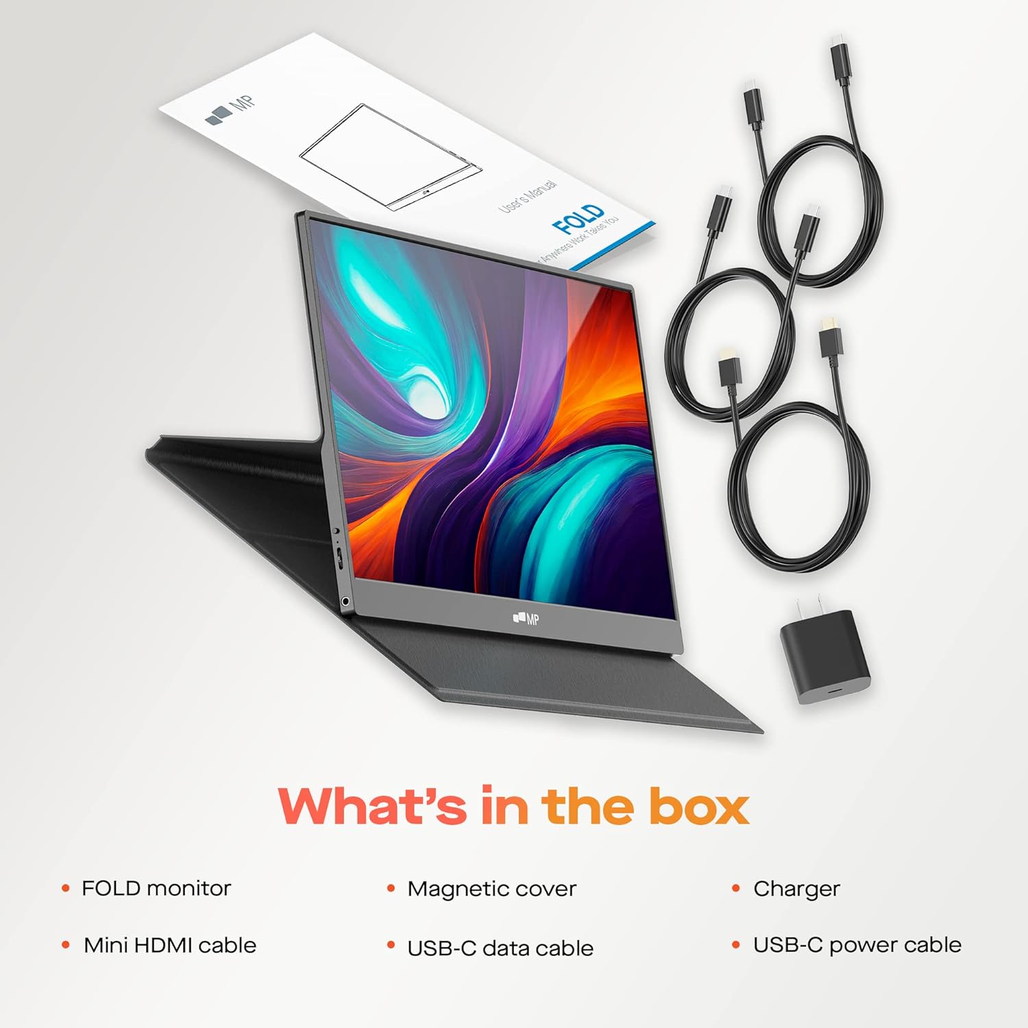 Mobile Pixels Foldable 15.6" LCD Portable Monitor