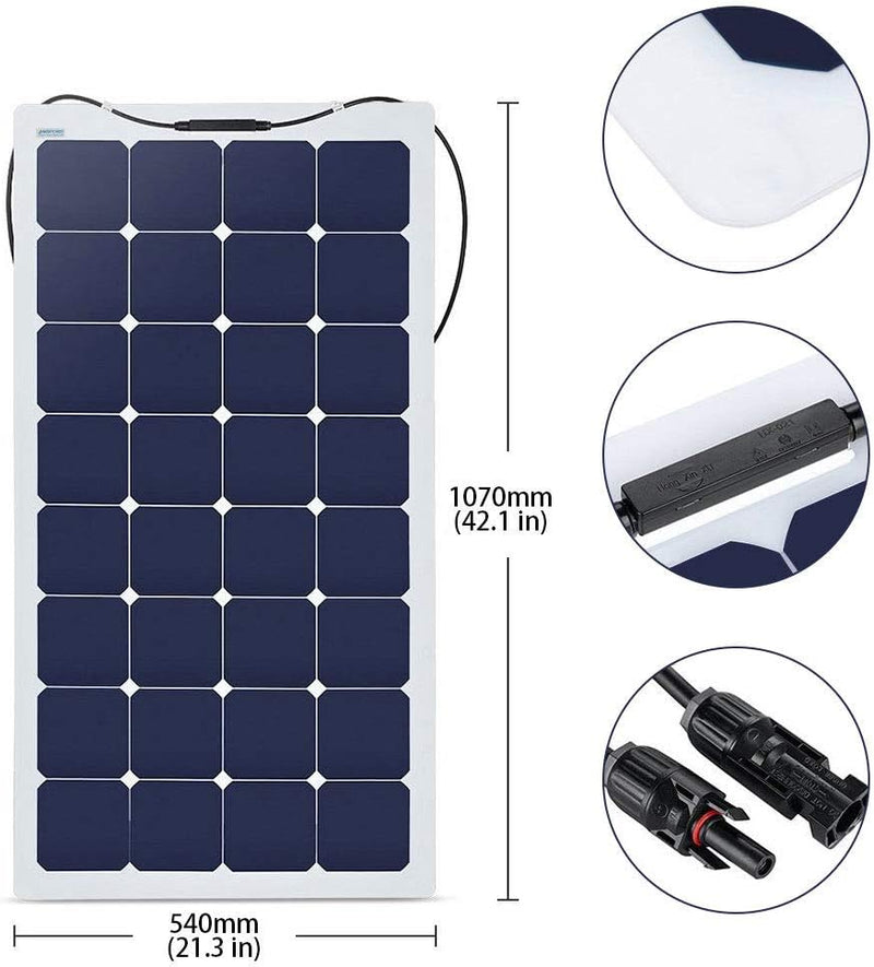 Acopower 110W Flexible Solar Pack - Your Portable Power Solution