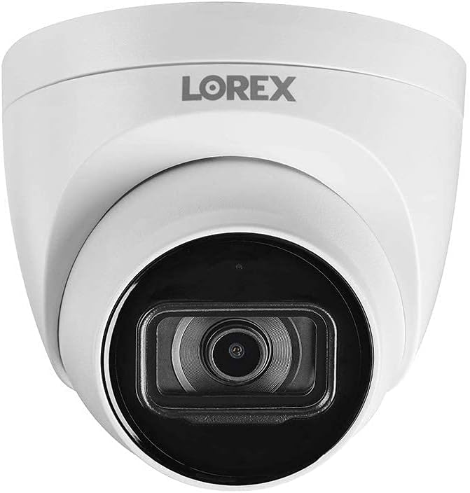 Lorex E841CD-E 4K Ultra HD Add-on IP Dome Security Camera with Advanced Features