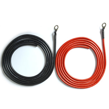 Acopower Solar Panel O Ring to Bare Wire Connection Cable