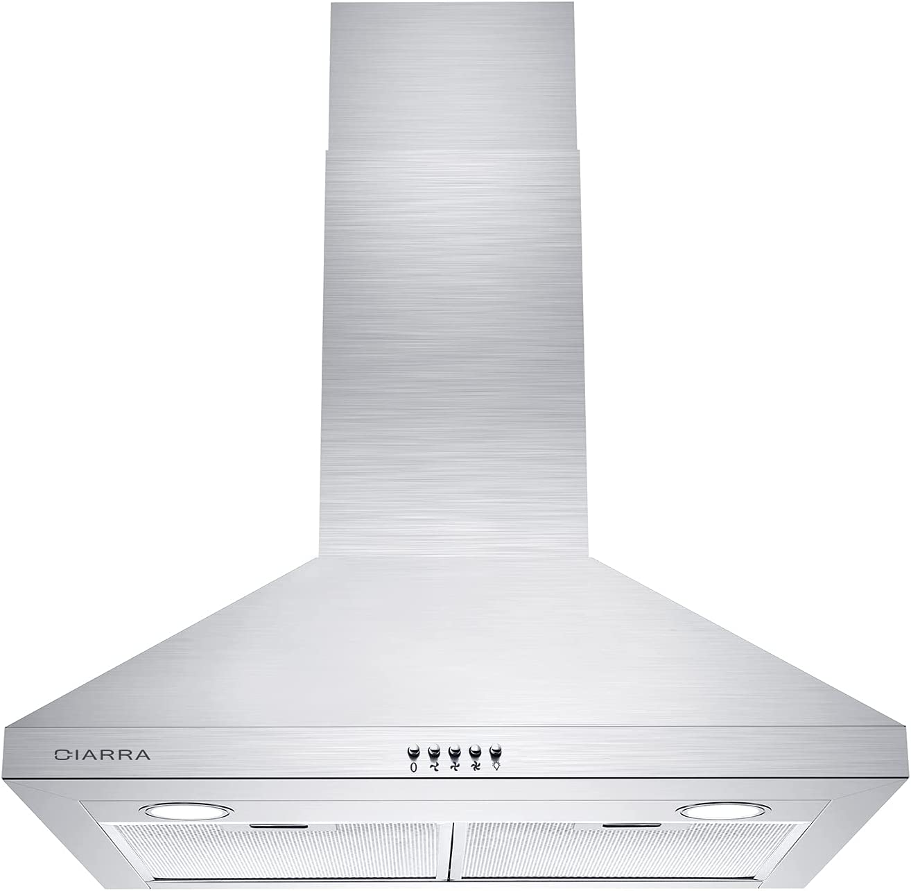 Ciarra 30-Inch Wall Mount Range Hood with 3-Speed Extraction: Keep Your Kitchen Fresh and Clean