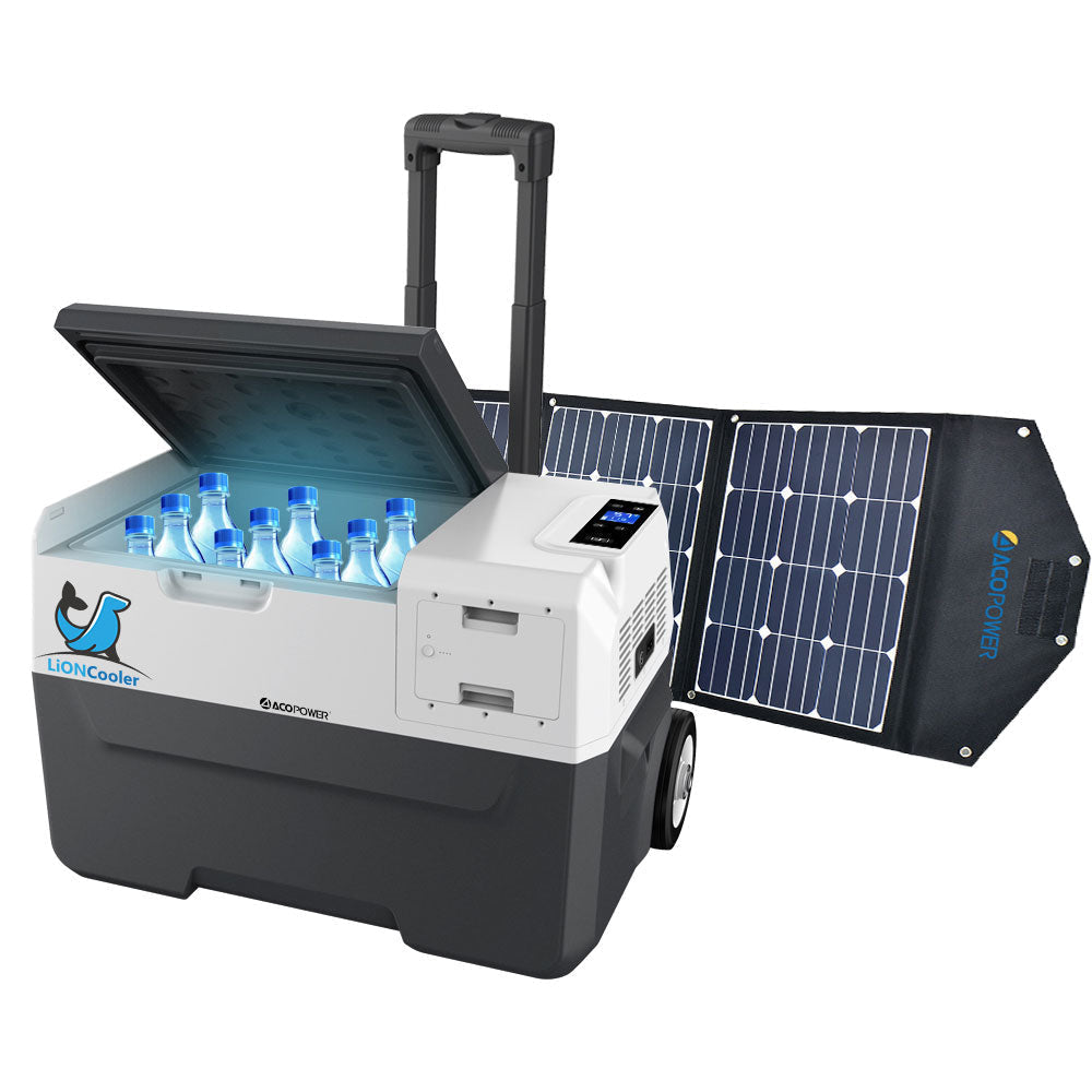Acopower 30L Solar-Powered Fridge Panel Combo for Off-Grid Adventures