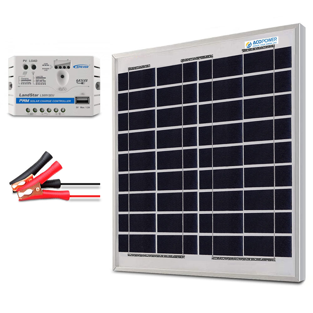 Acopower 15W 12V Solar Charger Kit: Your Gateway to Clean Energy