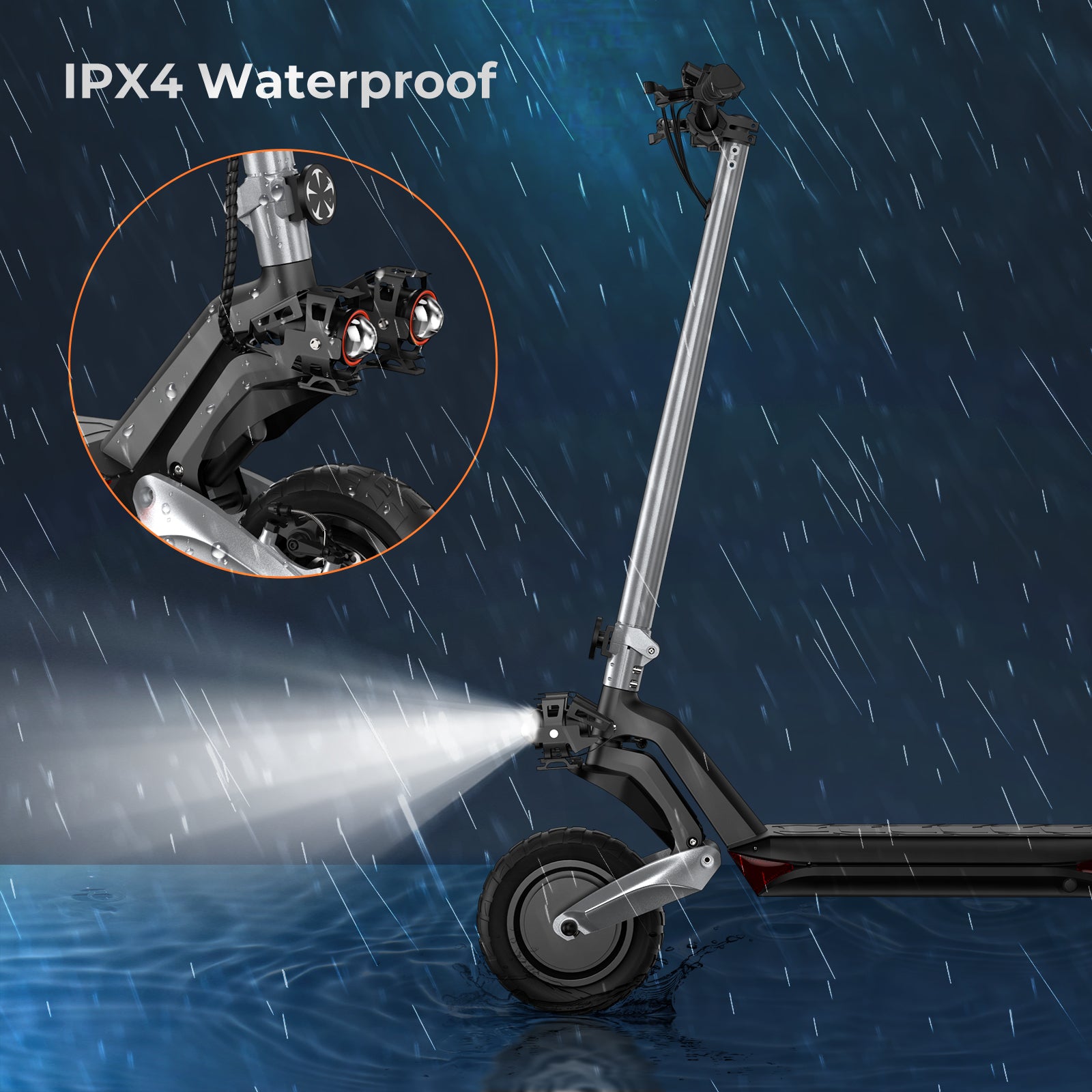CIRCOOTER Raptor Pro 1600W Dual Motor Off-Road E-Scooter - Conquer Any Trail!