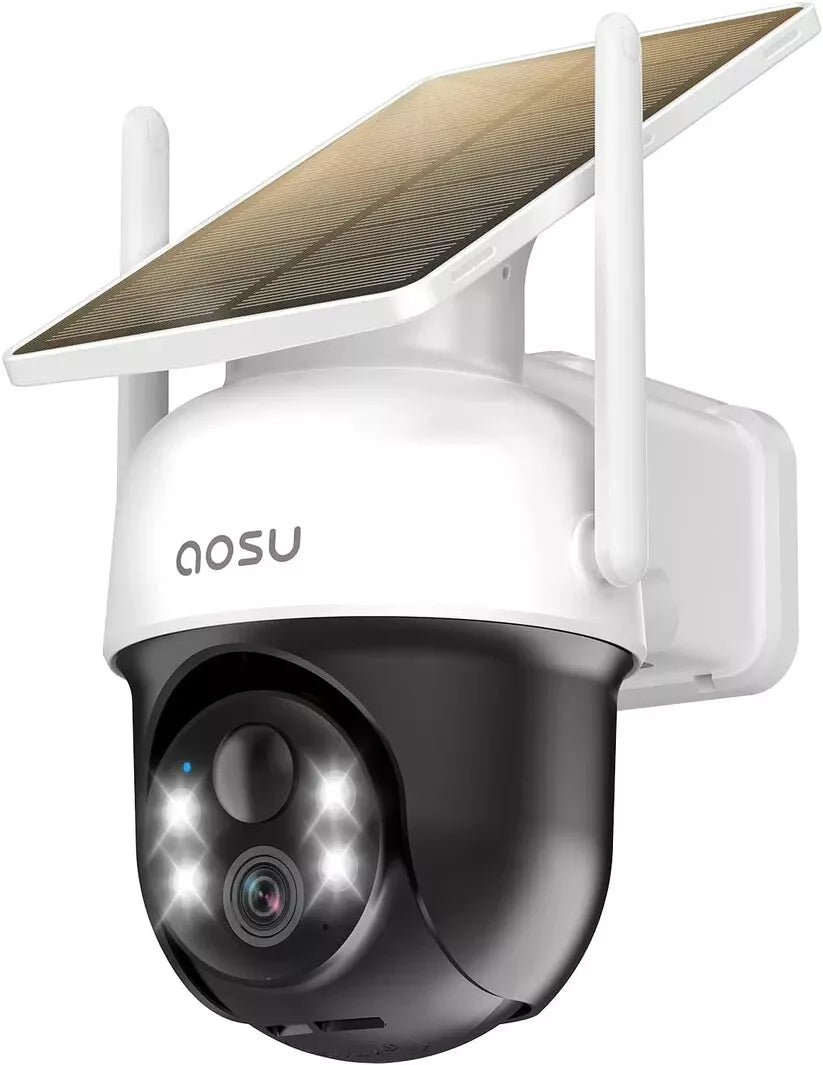 AOSU Outdoor 2K Solar-Powered Security Camera - Your Ultimate Home Protection