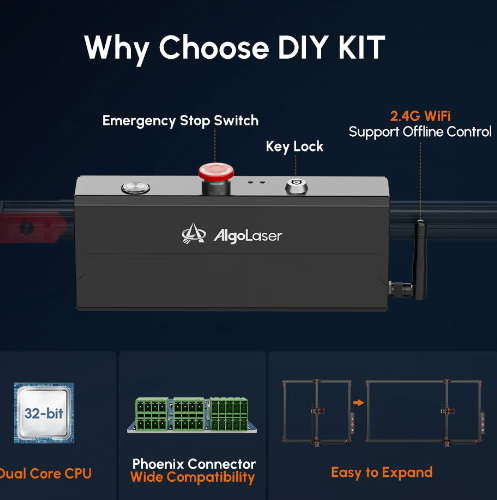 AlgoLaser 5W Diode Laser Engraver DIY Kit - Your All-in-One Creative Tool