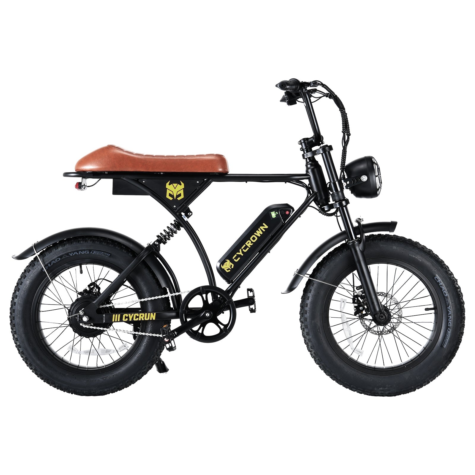 CycRun Vintage Electric Moped - Your Retro - Inspired Riding Companion