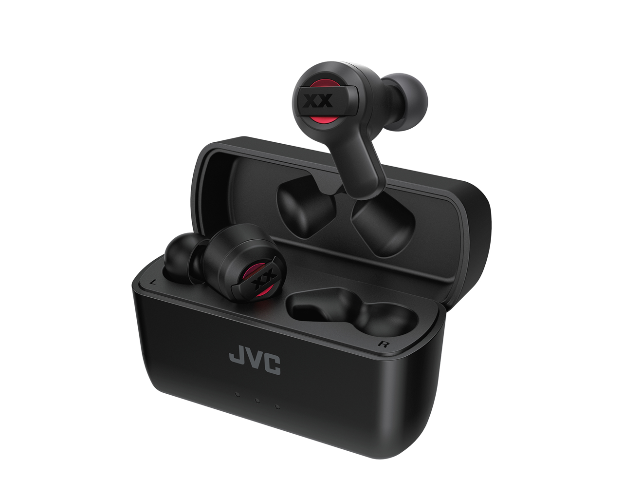 JVC True Wireless Earbuds with Extreme Bass - Sleek Black