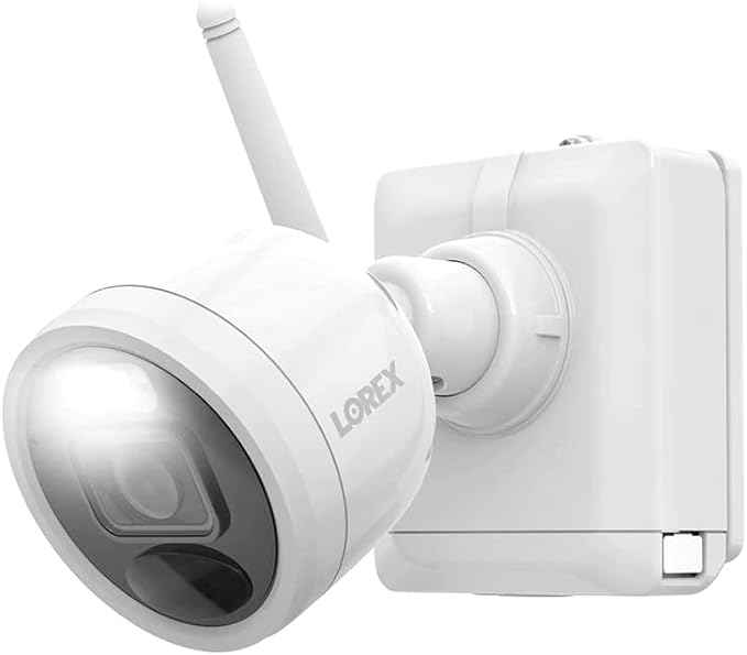Lorex Outdoor Wi-Fi Battery Security Camera - 2K 4.0MP, White
