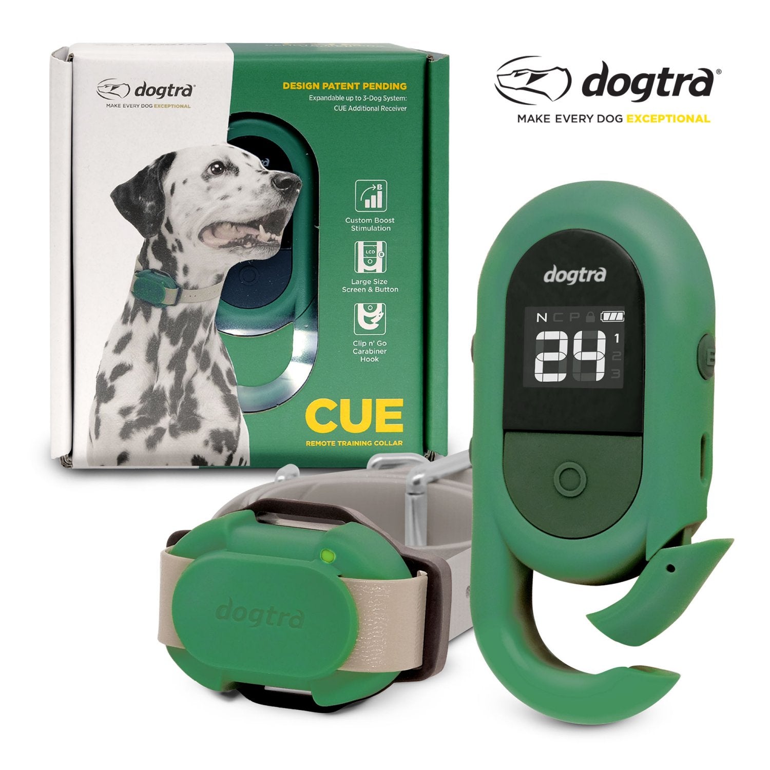 Dogtra CUE Add-On Collar - The Ultimate Off-Leash Training Solution for Active Pets