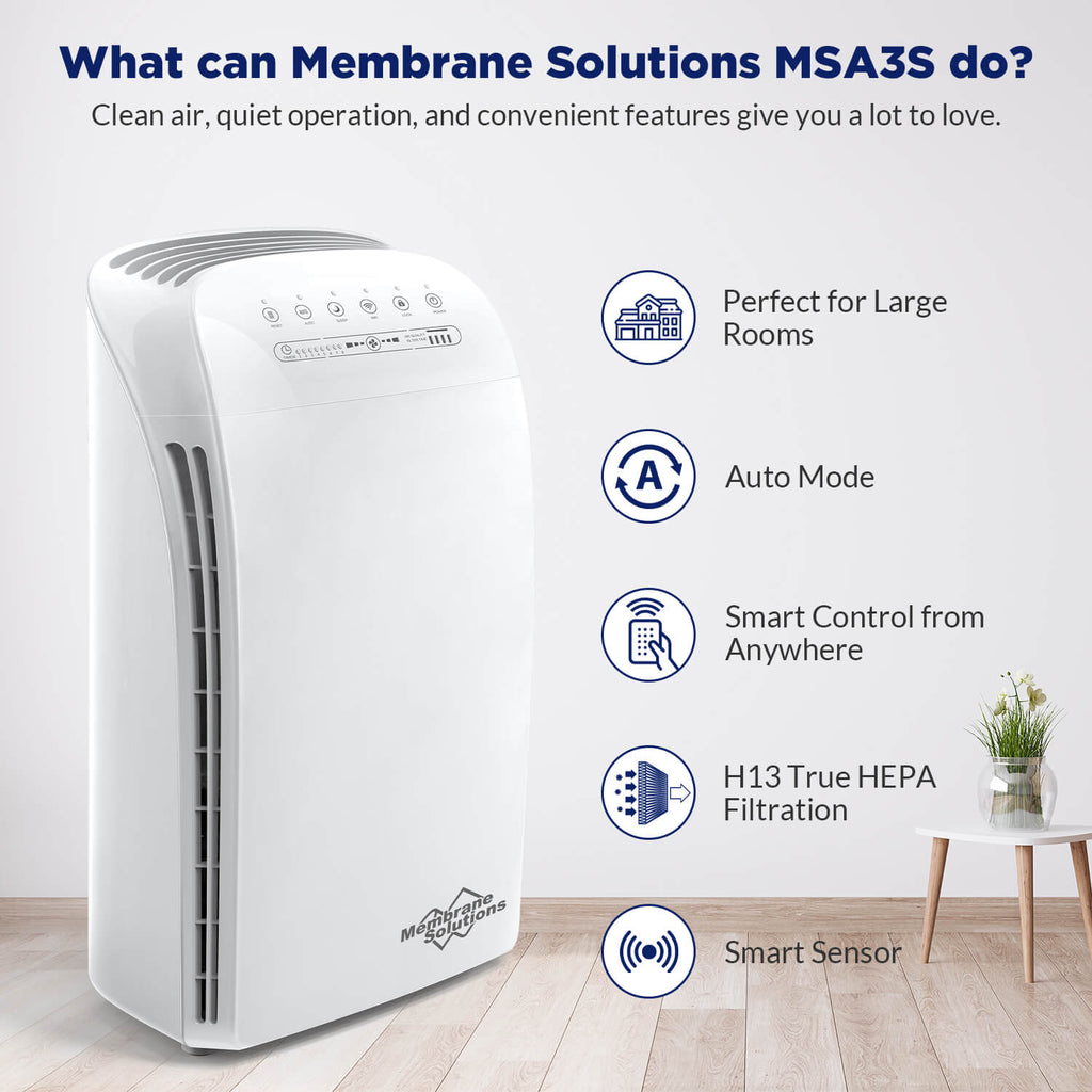 MSA3S Neo Smart WiFi Air Purifier - Breathe Easy, Live Well