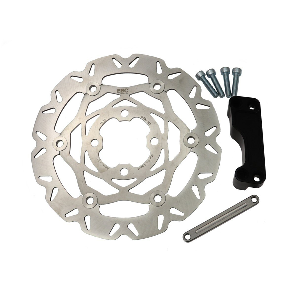 Power-Packed EBC 250mm Rotor & Bracket Set for Honda Grom (125 - 75) - Boost Your Braking!