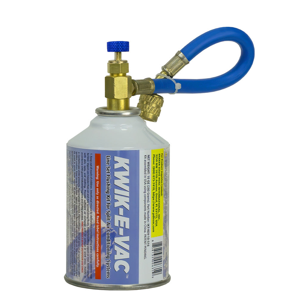 KWIK-E-VAC Mini Split AC Line Set Flushing Kit - Simplify Installation!