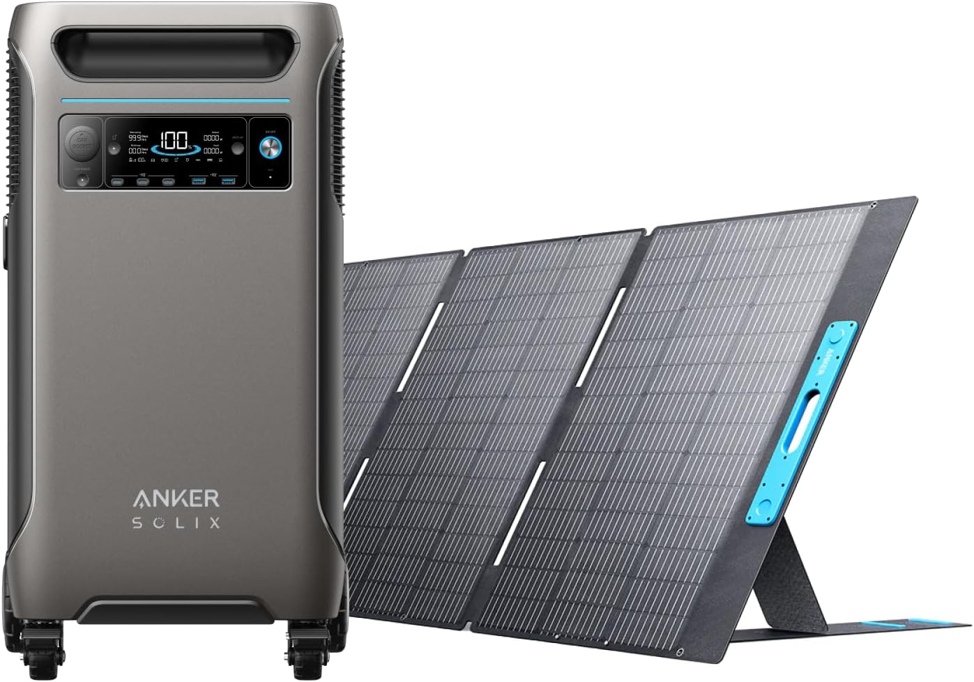 Anker SOLIX F3800 400W Solar Panel Bundle with FREE Protective Bag - Your Ultimate Solar-Powered Solution!