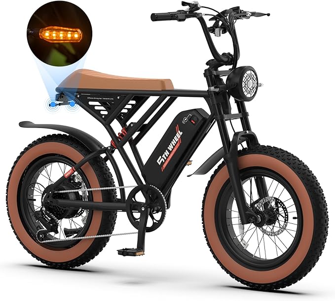 5th Wheel Knight Fat Tire Electric Bike - Your Urban Commute Companion