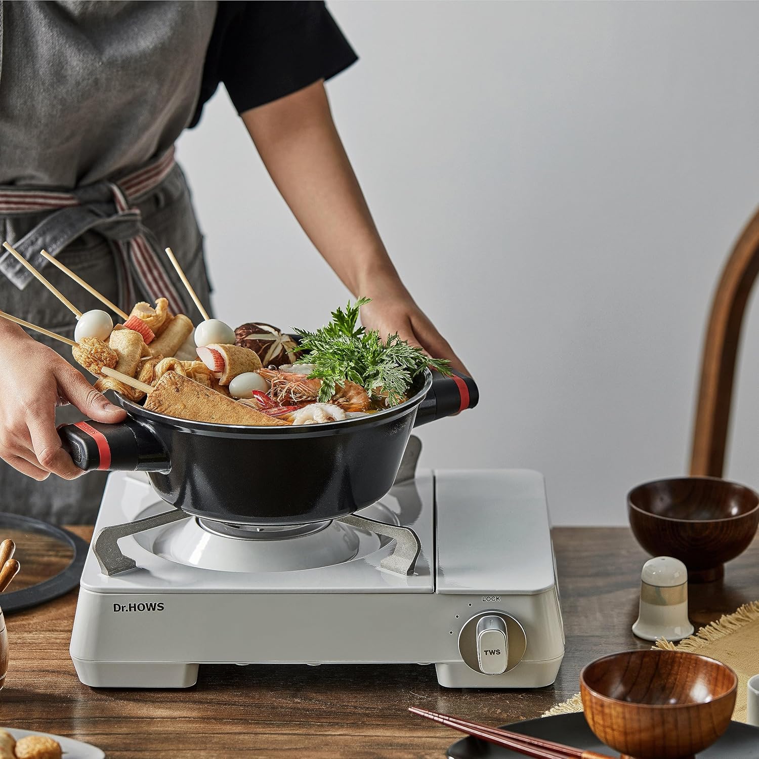 Dr.HOWS Twinkle Ultra-Portable Butane Gas Stove - Your Cooking Companion Anywhere!