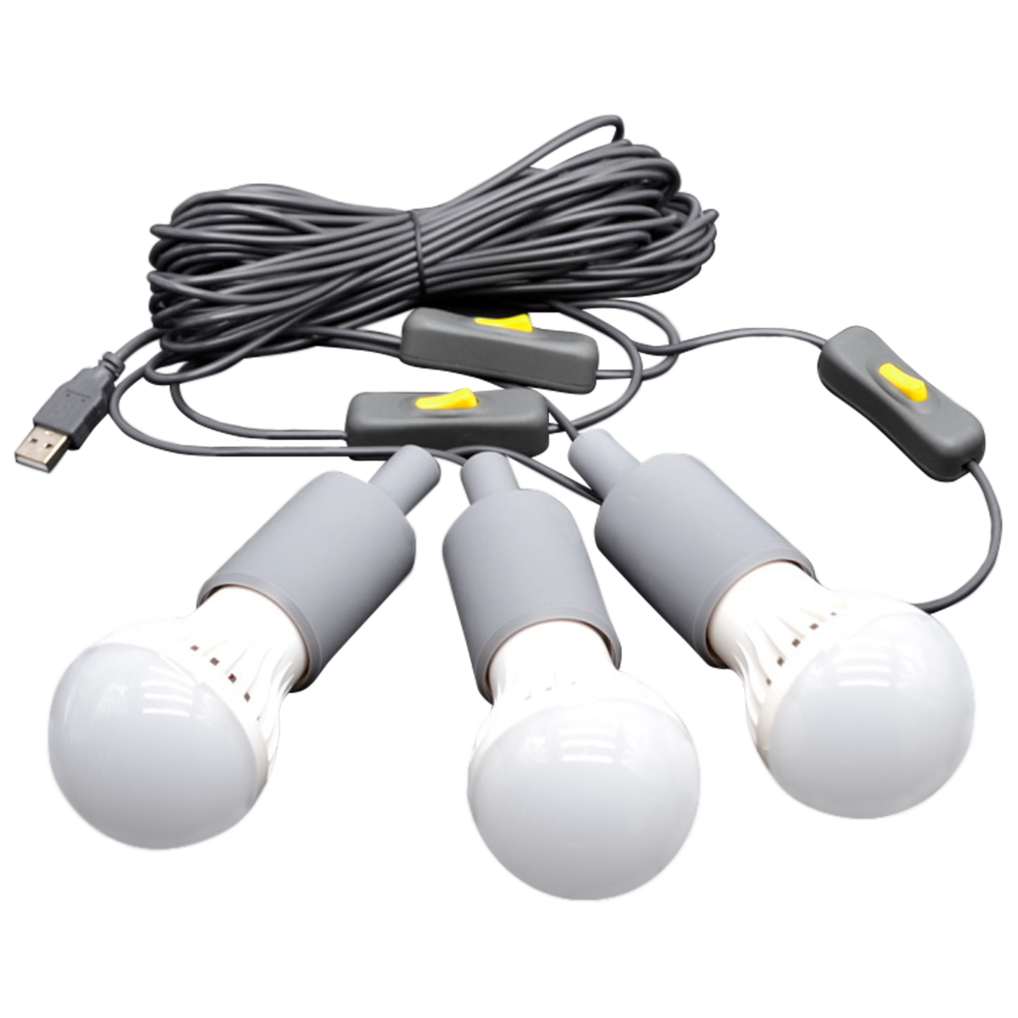 Powerful Lion Energy 3-LED Light Bulb String