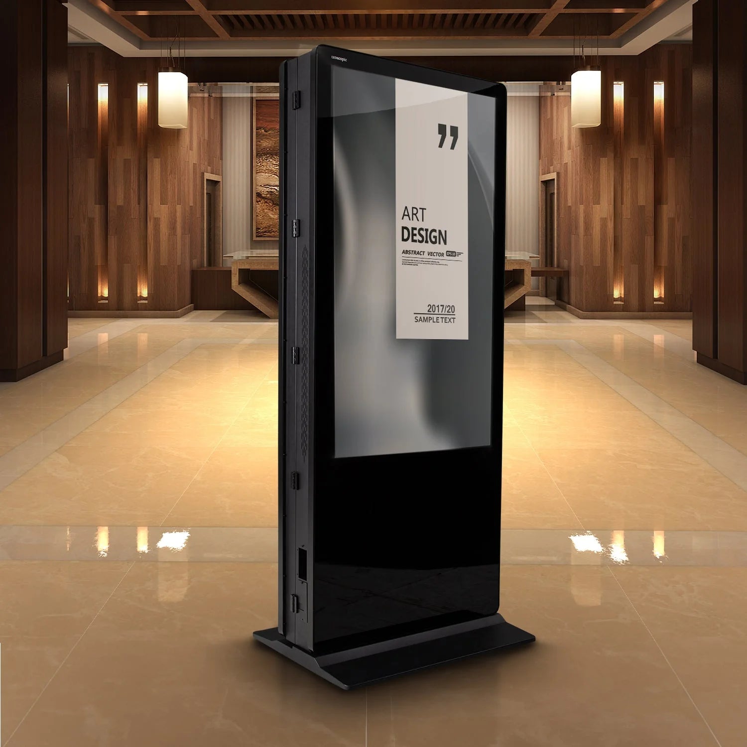 UltraView 4K Dual-Screen Digital Kiosk