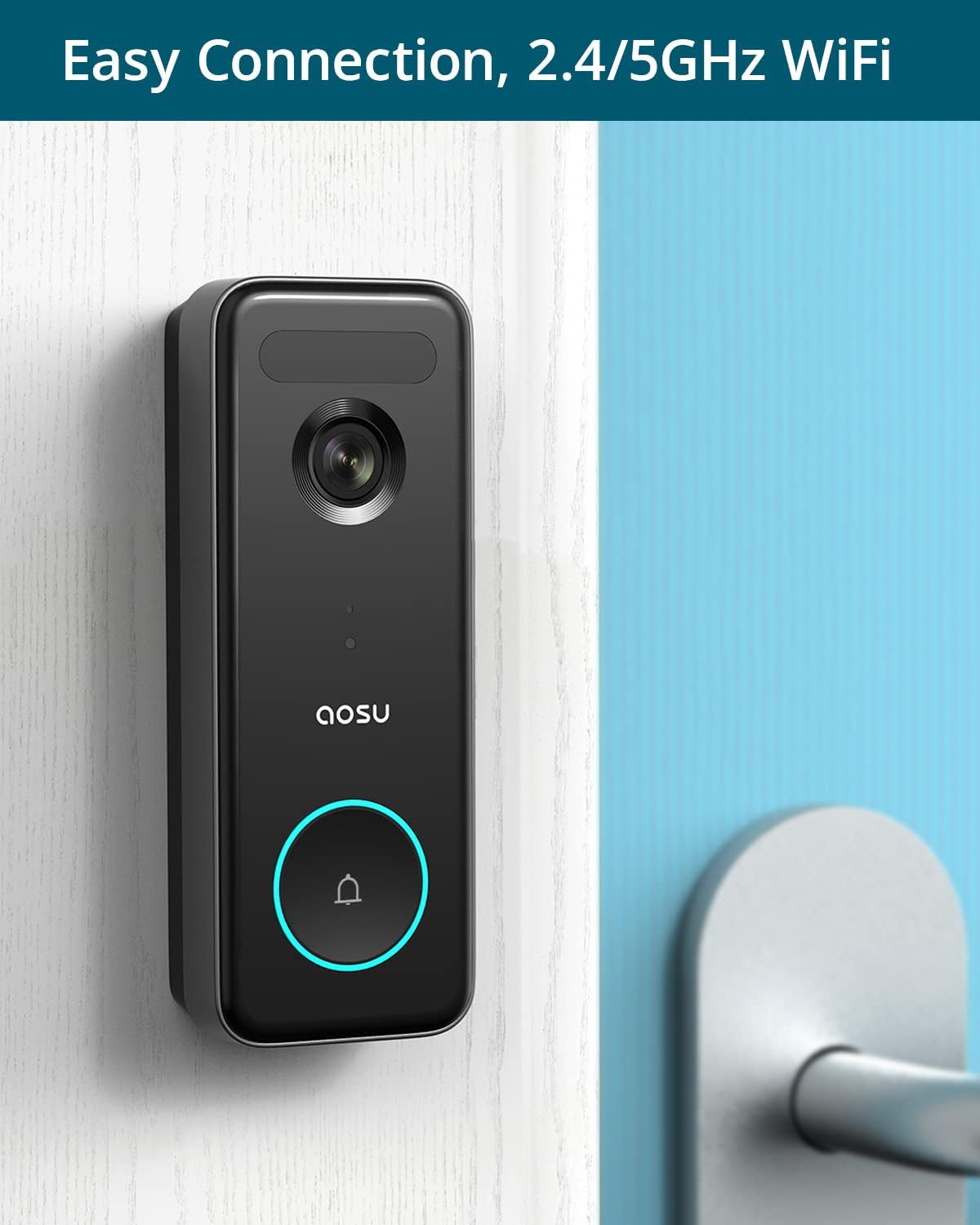 AOSU V8S Wireless Ultra-HD Video Doorbell - Your Home's Smart Guardian