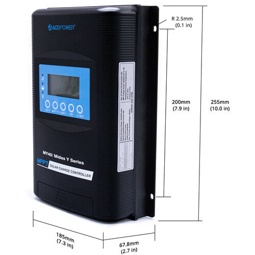 Acopower 200W Monocrystalline Solar Kit with 400W 40A Output