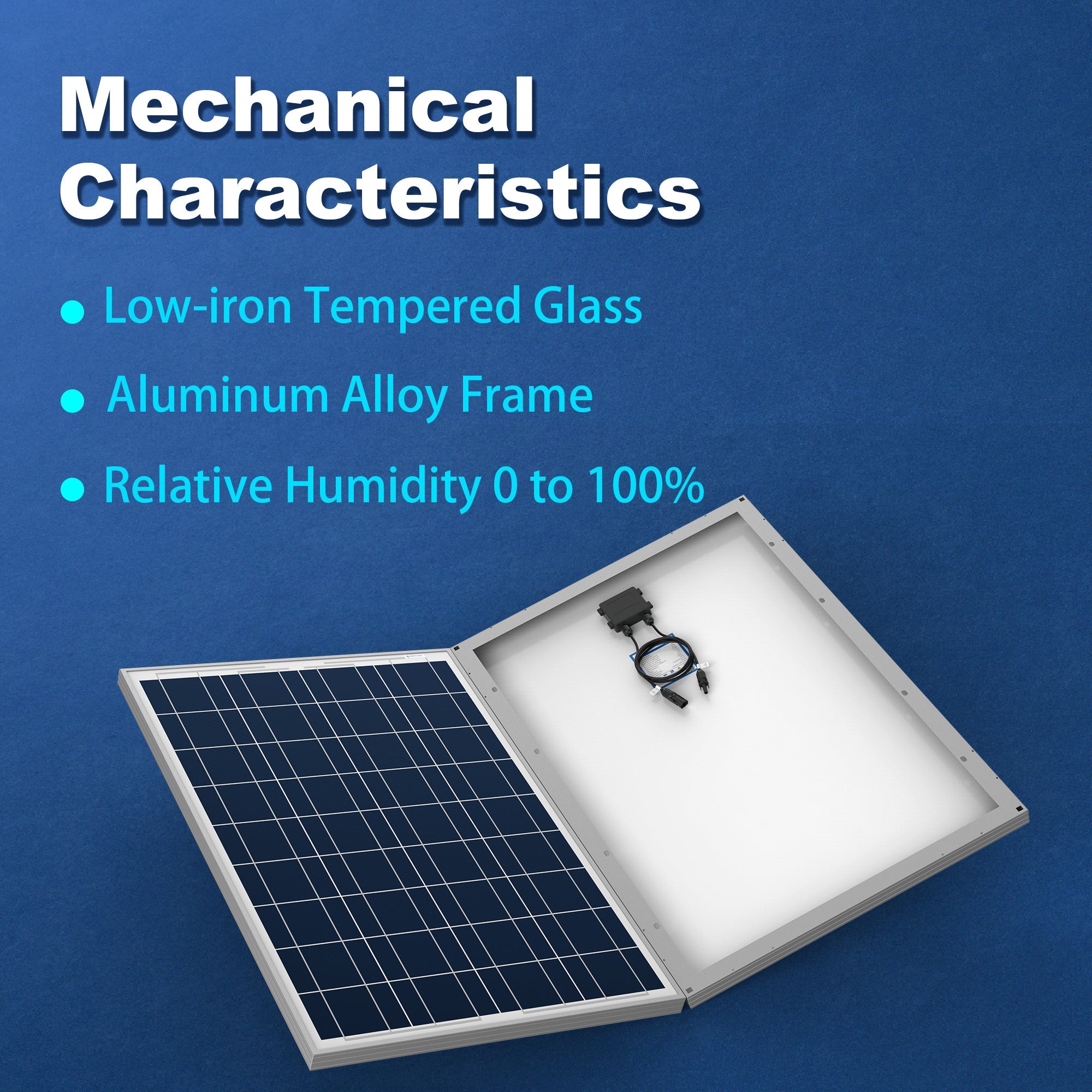 Acopower 100W High - Performance Portable Polycrystalline Solar Panel