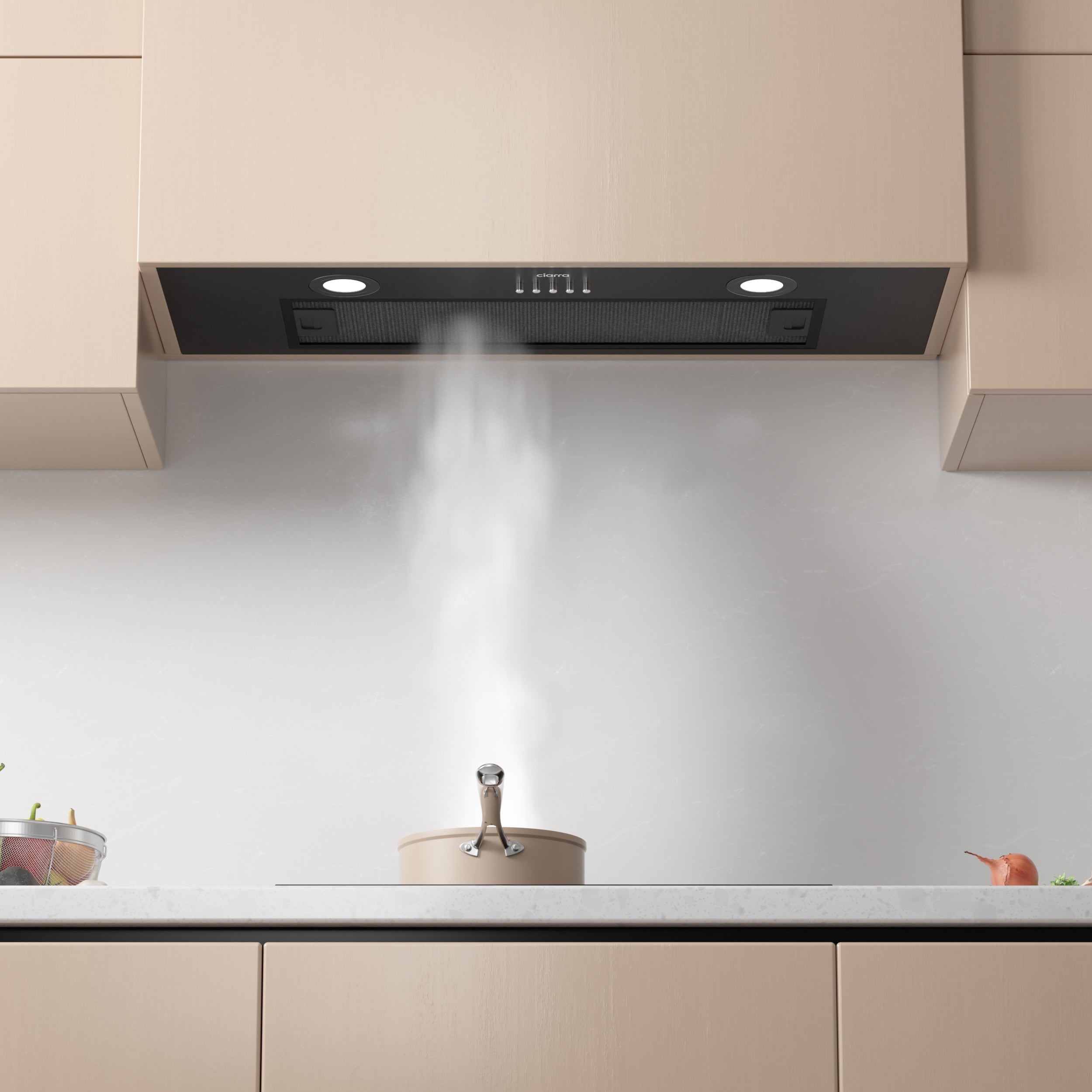 CIARRA 29" Built-In Under Cabinet Range Hood - The Ultimate Kitchen Helper