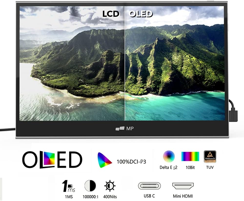 Mobile Pixels Glance Pro 15.6" OLED Portable Monitor - Your Ultimate Visual Companion